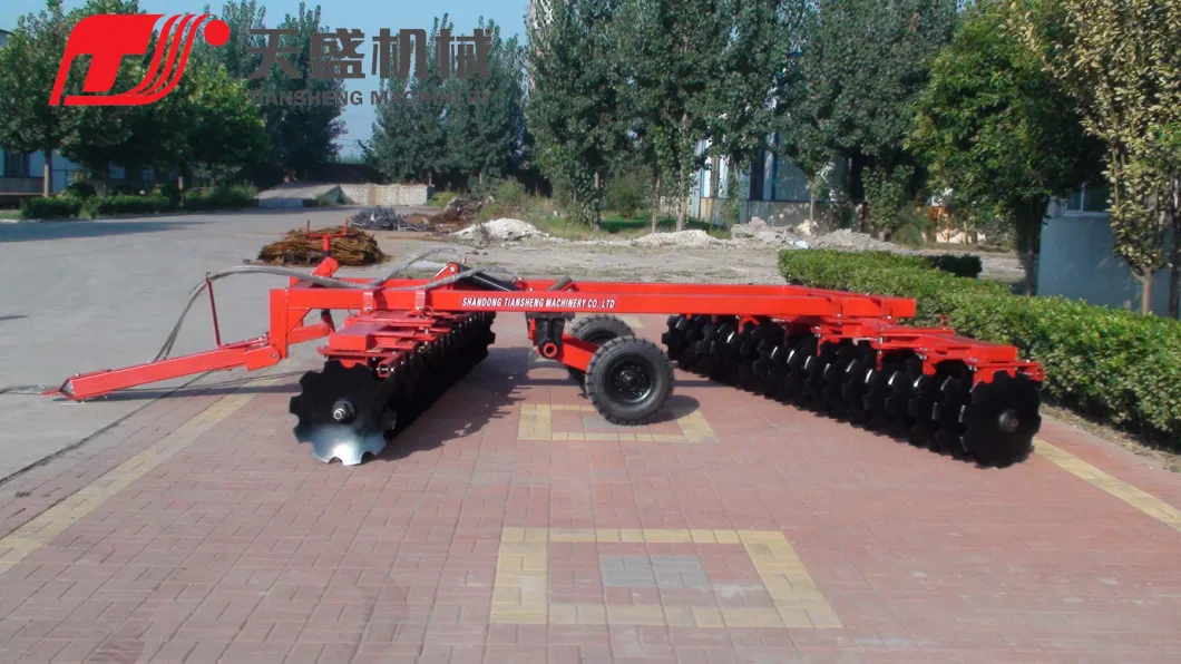 Agricultural Machinery Factory Tractor Three Point Mounted Wing-Folded Hydraulic Offset Disc Harrow